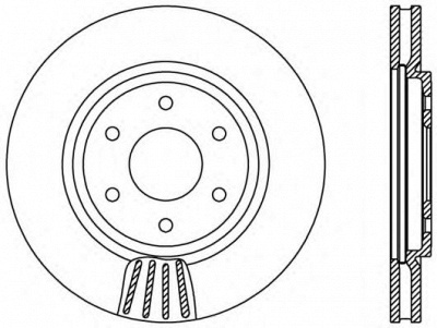 OPEN PARTS bdr237520 -  Тормозной диск